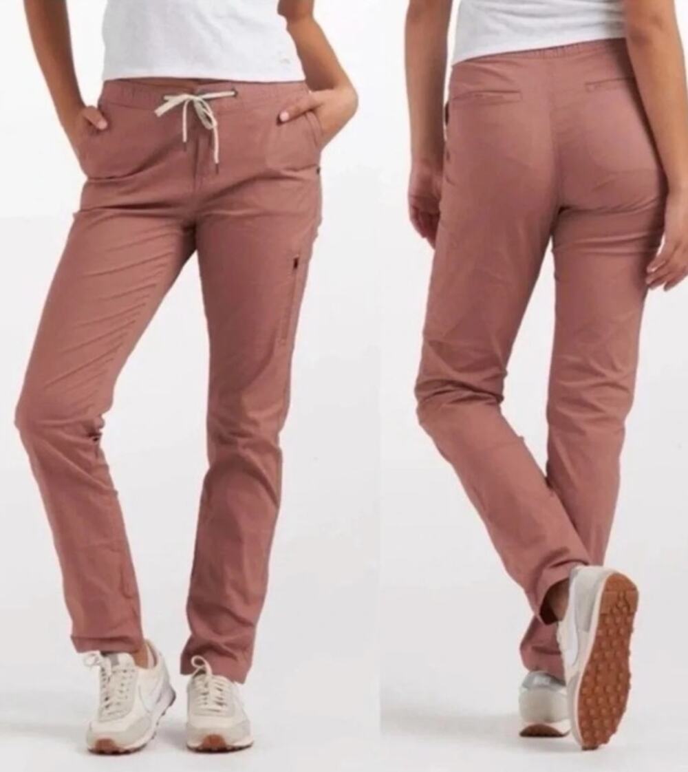 VUORI Ripstop Terracotta Drawstring Pants M